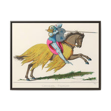 French Knight, 14th Century: Vintage Equestrian Art by Paul Mercuri (1860) - NOMADEN ART GALLERY
