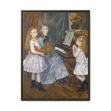 The Daughters of Catulle Mendès, Huguette (1871–1964), Claudine (1876–1937), and Helyonne (1879–1955) (1888) by Pierre-Auguste Renoir - NOMADEN ART GALLERY