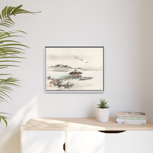 Cottage by the sea by Kōno Bairei (1844-1895)