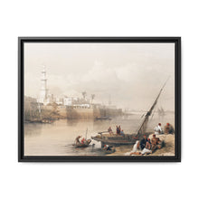 View on the Nile ferry to Gizeh illustration by David Roberts (1796–1864) - Decorative Wall Art - NOMADEN ART GALLERY