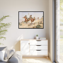 Apache Indians on Horseback by Herman Wendelborg Hansen