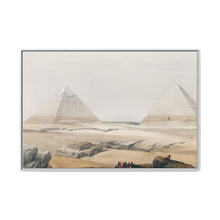 Pyramids of Geezeh (Giza) illustration by David Roberts (1796–1864) - NOMADEN ART GALLERY