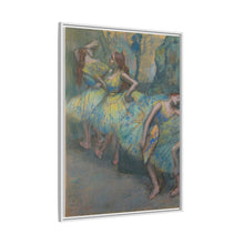 Bailarines de ballet entre bastidores (c. 1890-1900) de Edgar Degas 