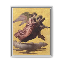 Two angels floating (1865) tempera art by Johann von Schraudolph - NOMADEN ART GALLERY