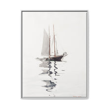 Two–masted Schooner with Dory (1894) by Winslow Homer - NOMADEN ART GALLERY