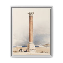 Pompey's Pillar Alexandria illustration by David Roberts (1796–1864). - NOMADEN ART GALLERY