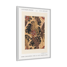 Flower pattern Art Deco stencil print in oriental style. Original from our own 1914 edition of Samarkande