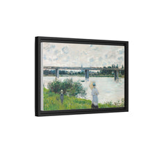 Claude Monet's The Promenade with the Railroad Bridge, Argenteuil (1874) - NOMADEN ART GALLERY