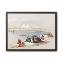 Pyramids of Gezeeh (Giza) from the Nile illustration by David Roberts (1796–1864) - NOMADEN ART GALLERY