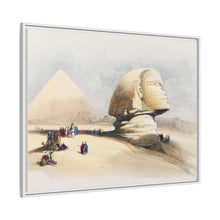 The Great Sphinx Pyramids of Gezeeh illustration bby David Roberts (1796–1864)