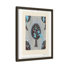 Estampado pochoir con estampado de pájaros Art Nouveau en estilo oriental