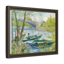 Fishing in Spring, the Pont de Clichy (Asnières) (1887) by Vincent Van Gogh - NOMADEN ART GALLERY