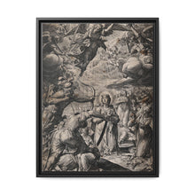 The martyrdom of Saint Ursula. Engraving by J. Sadeler after P. de Witte - NOMADEN ART GALLERY
