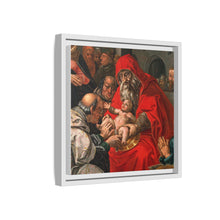 The circumcision of Christ. Oil painting after Hendrik Goltzius