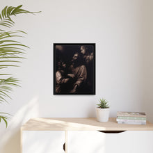 The ecstasy of Saint Francis of Assisi; two angels next to him. Mezzotint by W. Say after L. Carracci