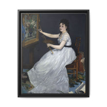 Porträt der Eva Gonzalés im Atelier Manets (1870) by Edouard Manet - NOMADEN ART GALLERY