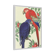 Red and a blue parrot (1925 - 1936) by Ohara Koson