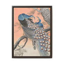 Two peacocks on tree branch (1900 - 1930) by Ohara Koson