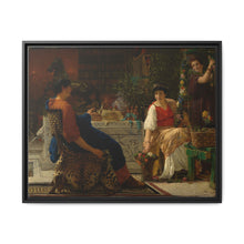 Preparations for the Festivities (The Floral Wreath) (1866) by Sir Lawrence Alma Tadema - NOMADEN ART GALLERY