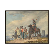 Three Armed Riders Escorting Prisoners near Reims (1825) by Peter von Hess - NOMADEN ART GALLERY