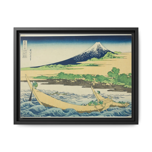 Tagonoura Bay near Ejiri on the Tōkaidō (Tōkaidō Ejiri Tagonoura ryakuzu), from the series Thirty-Six Views of Mount Fuji (Fugaku sanjūrokkei) by Katsushika Hokusai - NOMADEN ART GALLERY
