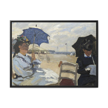 Claude Monet's The Beach at Trouville (1870) - NOMADEN ART GALLERY
