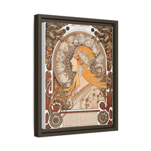 Alphonse Maria Mucha's Zodiaque or La Plume (ca. 1896–1897). Famous Art Nouveau artwork