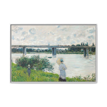 Claude Monet's The Promenade with the Railroad Bridge, Argenteuil (1874) - NOMADEN ART GALLERY