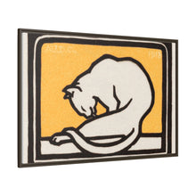 A waxing cat (1918) by Julie de Graag