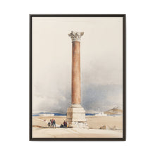 Pompey's Pillar Alexandria illustration by David Roberts (1796–1864). - NOMADEN ART GALLERY