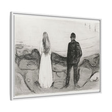 Two Human Beings. The Lonely Ones (1894) by Edvard Munch - NOMADEN ART GALLERY