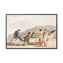 Illustration of fishermen from The Costume of Yorkshire (1814) by George Walker - NOMADEN ART GALLERY