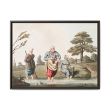 Illustration of leech finders from The Costume of Yorkshire (1814) by George Walker - NOMADEN ART GALLERY