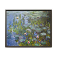 Water Lilies by Claude Monet - Framed Classic Canvas Print - NOMADEN ART GALLERY