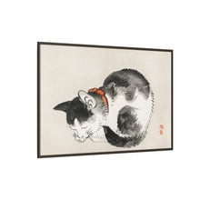 Sleeping cat by Kōno Bairei (1844-1895)