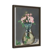 Rosas de musgo en un jarrón (1882) de Edouard Manet.