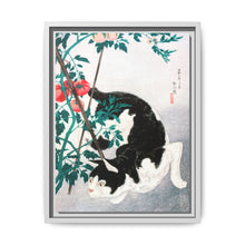 Cat with Tomato Plant (1931) print in high resolution by Hiroaki Takahashi - NOMADEN ART GALLERY