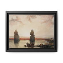 Statues of Memnon at Thebes during the inundation illustration by David Roberts (1796–1864) - NOMADEN ART GALLERY