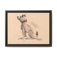 A Terrier, Sitting, Facing Left - NOMADEN ART GALLERY