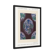 Patrón de árboles frutales Estampado pochoir Art Nouveau en estilo oriental. Original de nuestra propia edición de 1914 de Samarkande.
