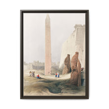 Luxor city on the east bank of the Nile River in southern Egypt illustration by David Roberts (1796–1864) - NOMADEN ART GALLERY
