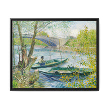 Fishing in Spring, the Pont de Clichy (Asnières) (1887) by Vincent Van Gogh - NOMADEN ART GALLERY