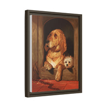 Dignity and Impudence by Sir Edwin Landseer (1877), Landseer’s dog painting of a bloodhound and a terrier - NOMADEN ART GALLERY