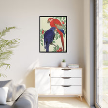 Red and a blue parrot (1925 - 1936) by Ohara Koson