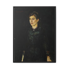 Inger in Black (1884) by Edvard Munch - NOMADEN ART GALLERY