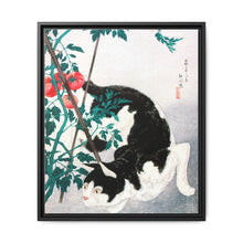 Cat with Tomato Plant (1931) print in high resolution by Hiroaki Takahashi - NOMADEN ART GALLERY