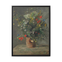 Flowers in a Vase (c. 1866) painting in high resolution by Pierre-Auguste Renoir - NOMADEN ART GALLERY