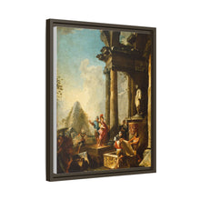 Alexander the Great at the Tomb of Achilles (ca. 1718-1719 (Baroque) by Giovanni Paolo Panini
