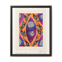 Flower pochoir pattern in Art Nouveau oriental style - NOMADEN ART GALLERY