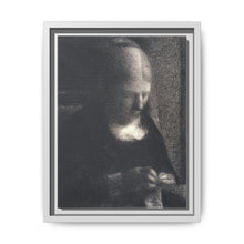 The Artist’s Mother Doing Embroidery (ca. 1882–1883) by Georges Seurat. - NOMADEN ART GALLERY